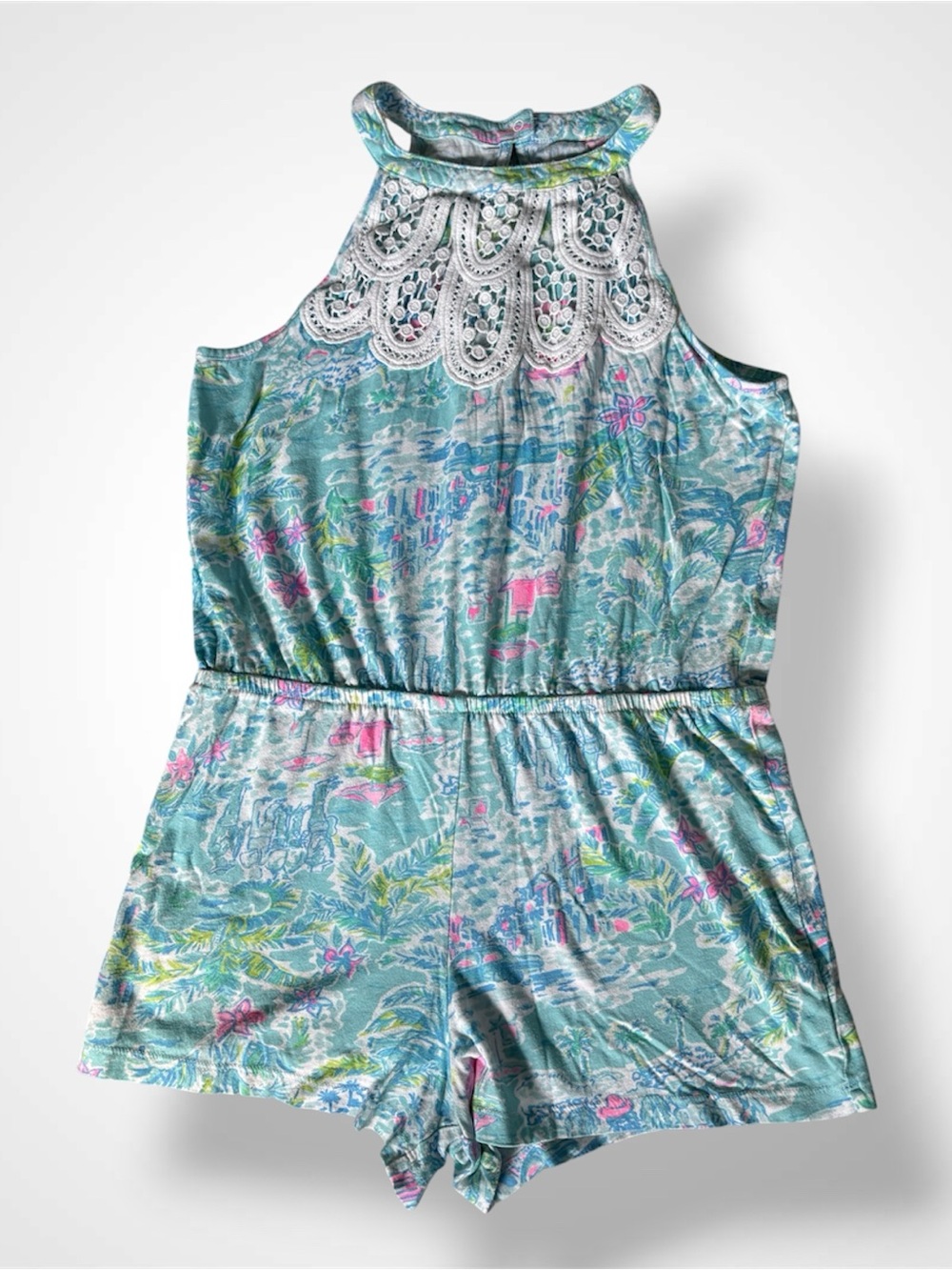 Lilly Pulitzer Big Girls Romper XL 12-14